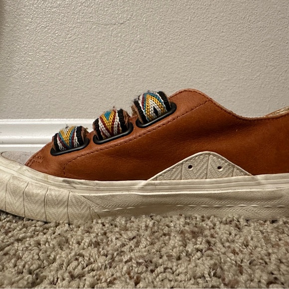 Size 6 - VANS Taka Hayashi x Authentic One Canvas Leather Brown - Picture 2 of 6